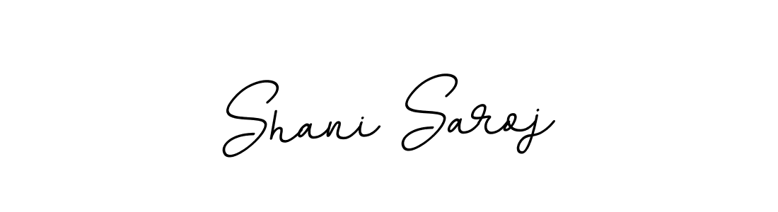 How to make Shani Saroj name signature. Use BallpointsItalic-DORy9 style for creating short signs online. This is the latest handwritten sign. Shani Saroj signature style 11 images and pictures png