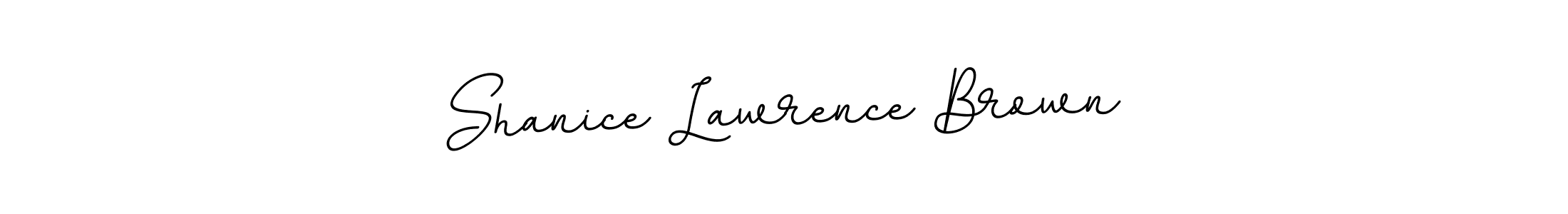 The best way (BallpointsItalic-DORy9) to make a short signature is to pick only two or three words in your name. The name Shanice Lawrence Brown include a total of six letters. For converting this name. Shanice Lawrence Brown signature style 11 images and pictures png