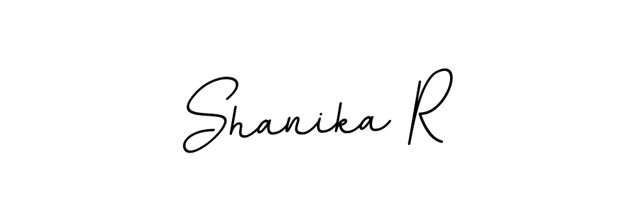 Use a signature maker to create a handwritten signature online. With this signature software, you can design (BallpointsItalic-DORy9) your own signature for name Shanika R. Shanika R signature style 11 images and pictures png