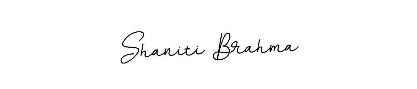 The best way (BallpointsItalic-DORy9) to make a short signature is to pick only two or three words in your name. The name Shaniti Brahma include a total of six letters. For converting this name. Shaniti Brahma signature style 11 images and pictures png