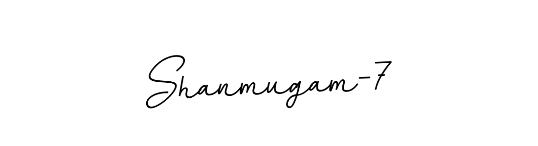 Use a signature maker to create a handwritten signature online. With this signature software, you can design (BallpointsItalic-DORy9) your own signature for name Shanmugam-7. Shanmugam-7 signature style 11 images and pictures png