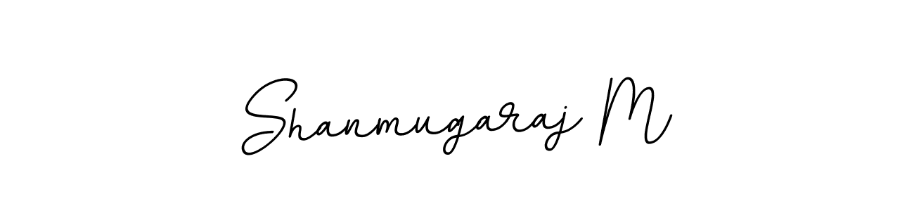 How to make Shanmugaraj M name signature. Use BallpointsItalic-DORy9 style for creating short signs online. This is the latest handwritten sign. Shanmugaraj M signature style 11 images and pictures png