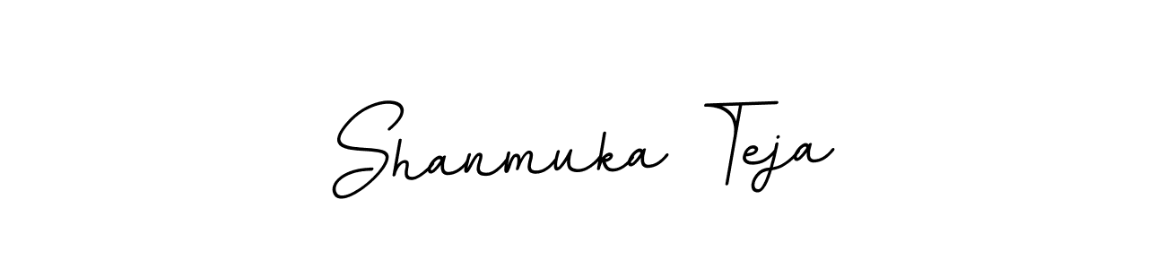 Create a beautiful signature design for name Shanmuka Teja. With this signature (BallpointsItalic-DORy9) fonts, you can make a handwritten signature for free. Shanmuka Teja signature style 11 images and pictures png