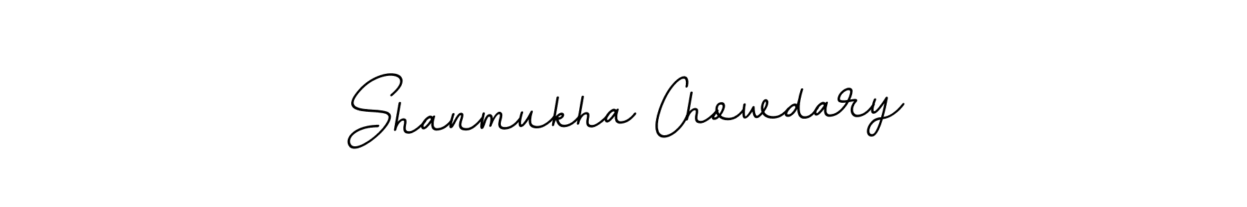 It looks lik you need a new signature style for name Shanmukha Chowdary. Design unique handwritten (BallpointsItalic-DORy9) signature with our free signature maker in just a few clicks. Shanmukha Chowdary signature style 11 images and pictures png
