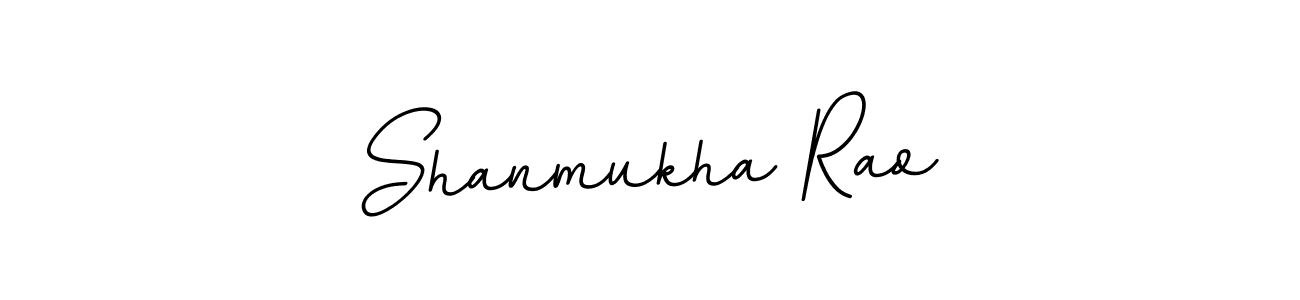 Use a signature maker to create a handwritten signature online. With this signature software, you can design (BallpointsItalic-DORy9) your own signature for name Shanmukha Rao. Shanmukha Rao signature style 11 images and pictures png