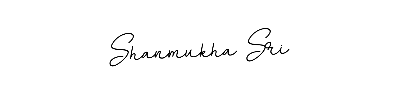 How to make Shanmukha Sri name signature. Use BallpointsItalic-DORy9 style for creating short signs online. This is the latest handwritten sign. Shanmukha Sri signature style 11 images and pictures png