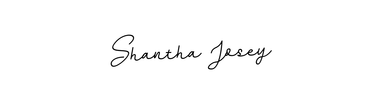 The best way (BallpointsItalic-DORy9) to make a short signature is to pick only two or three words in your name. The name Shantha Josey include a total of six letters. For converting this name. Shantha Josey signature style 11 images and pictures png