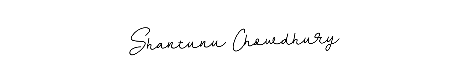 Make a beautiful signature design for name Shantunu Chowdhury. With this signature (BallpointsItalic-DORy9) style, you can create a handwritten signature for free. Shantunu Chowdhury signature style 11 images and pictures png