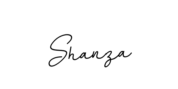 Design your own signature with our free online signature maker. With this signature software, you can create a handwritten (BallpointsItalic-DORy9) signature for name Shanza. Shanza signature style 11 images and pictures png