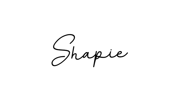 Design your own signature with our free online signature maker. With this signature software, you can create a handwritten (BallpointsItalic-DORy9) signature for name Shapie. Shapie signature style 11 images and pictures png