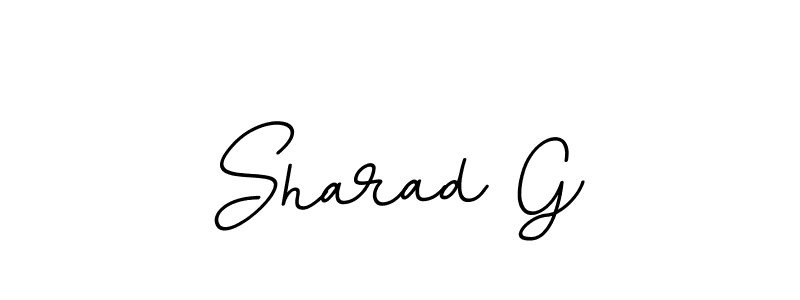 Make a beautiful signature design for name Sharad G. With this signature (BallpointsItalic-DORy9) style, you can create a handwritten signature for free. Sharad G signature style 11 images and pictures png