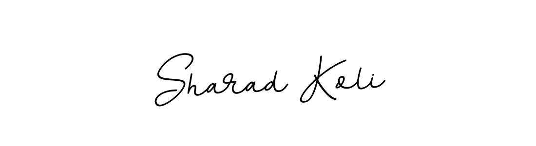 How to make Sharad Koli name signature. Use BallpointsItalic-DORy9 style for creating short signs online. This is the latest handwritten sign. Sharad Koli signature style 11 images and pictures png