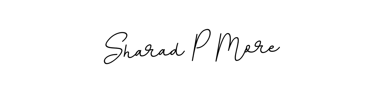 if you are searching for the best signature style for your name Sharad P More. so please give up your signature search. here we have designed multiple signature styles  using BallpointsItalic-DORy9. Sharad P More signature style 11 images and pictures png