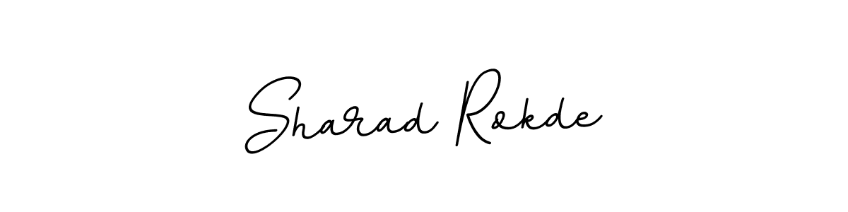 Make a beautiful signature design for name Sharad Rokde. With this signature (BallpointsItalic-DORy9) style, you can create a handwritten signature for free. Sharad Rokde signature style 11 images and pictures png