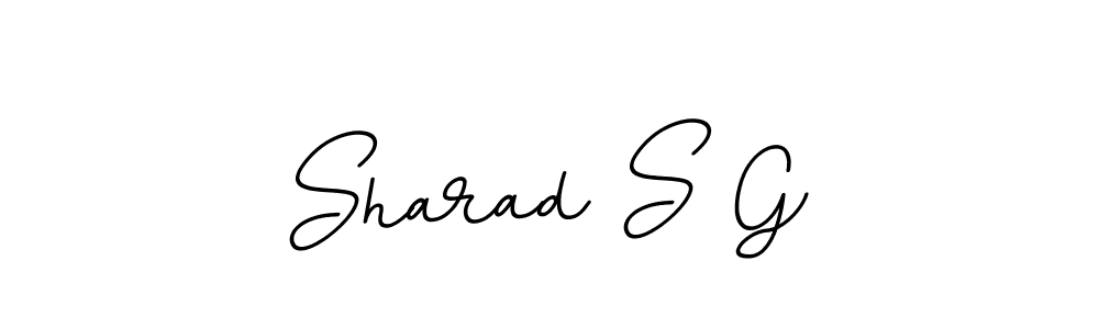 The best way (BallpointsItalic-DORy9) to make a short signature is to pick only two or three words in your name. The name Sharad S G include a total of six letters. For converting this name. Sharad S G signature style 11 images and pictures png