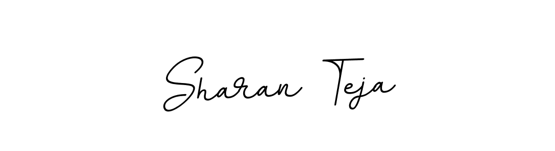 You should practise on your own different ways (BallpointsItalic-DORy9) to write your name (Sharan Teja) in signature. don't let someone else do it for you. Sharan Teja signature style 11 images and pictures png