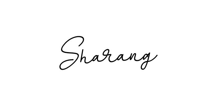 Design your own signature with our free online signature maker. With this signature software, you can create a handwritten (BallpointsItalic-DORy9) signature for name Sharang. Sharang signature style 11 images and pictures png