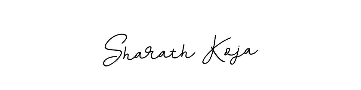 How to make Sharath Koja name signature. Use BallpointsItalic-DORy9 style for creating short signs online. This is the latest handwritten sign. Sharath Koja signature style 11 images and pictures png