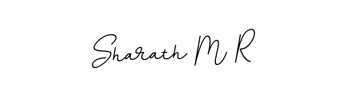 How to make Sharath M R name signature. Use BallpointsItalic-DORy9 style for creating short signs online. This is the latest handwritten sign. Sharath M R signature style 11 images and pictures png