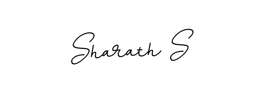 How to make Sharath S name signature. Use BallpointsItalic-DORy9 style for creating short signs online. This is the latest handwritten sign. Sharath S signature style 11 images and pictures png