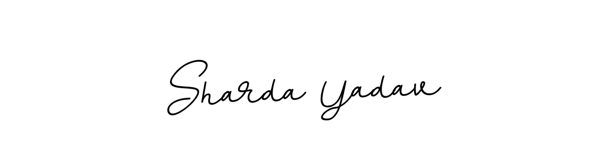 Sharda Yadav stylish signature style. Best Handwritten Sign (BallpointsItalic-DORy9) for my name. Handwritten Signature Collection Ideas for my name Sharda Yadav. Sharda Yadav signature style 11 images and pictures png