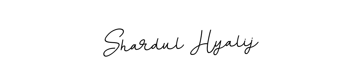 Design your own signature with our free online signature maker. With this signature software, you can create a handwritten (BallpointsItalic-DORy9) signature for name Shardul Hyalij. Shardul Hyalij signature style 11 images and pictures png