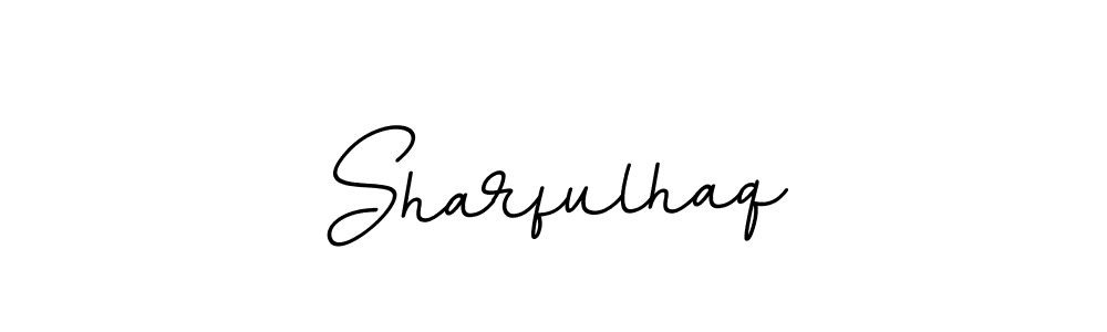 Create a beautiful signature design for name Sharfulhaq. With this signature (BallpointsItalic-DORy9) fonts, you can make a handwritten signature for free. Sharfulhaq signature style 11 images and pictures png