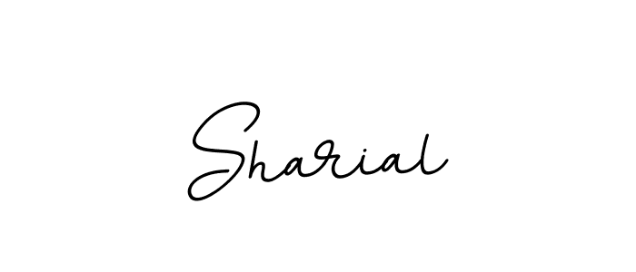 The best way (BallpointsItalic-DORy9) to make a short signature is to pick only two or three words in your name. The name Sharial include a total of six letters. For converting this name. Sharial signature style 11 images and pictures png