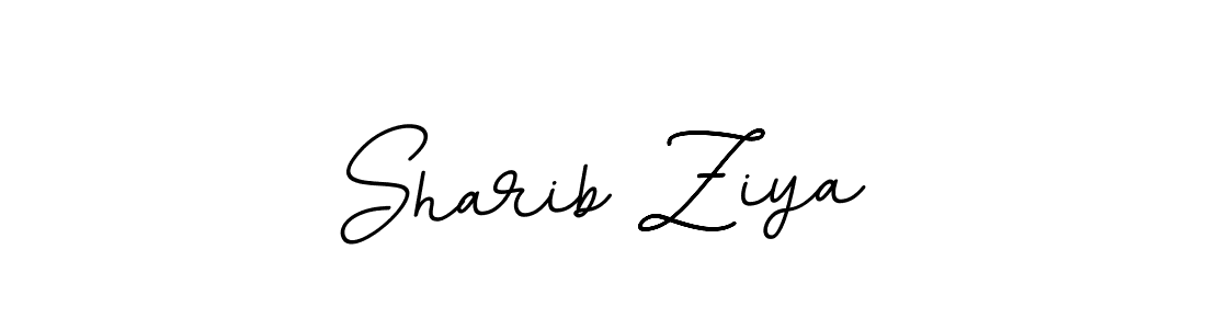 Sharib Ziya stylish signature style. Best Handwritten Sign (BallpointsItalic-DORy9) for my name. Handwritten Signature Collection Ideas for my name Sharib Ziya. Sharib Ziya signature style 11 images and pictures png