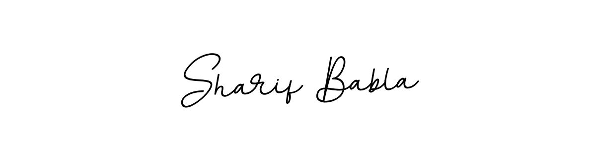 Create a beautiful signature design for name Sharif Babla. With this signature (BallpointsItalic-DORy9) fonts, you can make a handwritten signature for free. Sharif Babla signature style 11 images and pictures png