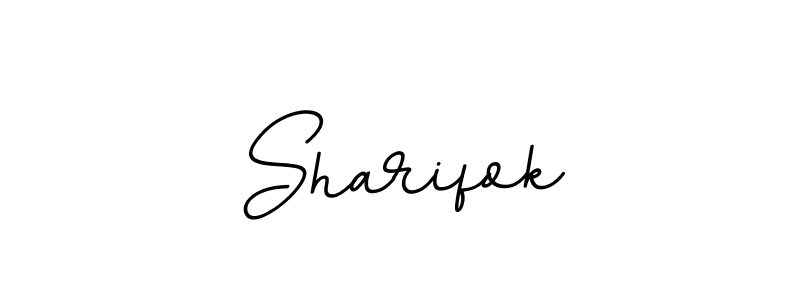 How to make Sharifok signature? BallpointsItalic-DORy9 is a professional autograph style. Create handwritten signature for Sharifok name. Sharifok signature style 11 images and pictures png