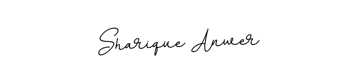 Use a signature maker to create a handwritten signature online. With this signature software, you can design (BallpointsItalic-DORy9) your own signature for name Sharique Anwer. Sharique Anwer signature style 11 images and pictures png