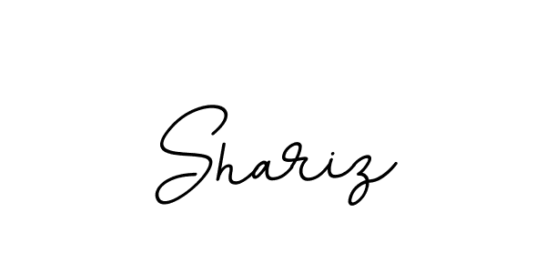 How to make Shariz name signature. Use BallpointsItalic-DORy9 style for creating short signs online. This is the latest handwritten sign. Shariz signature style 11 images and pictures png