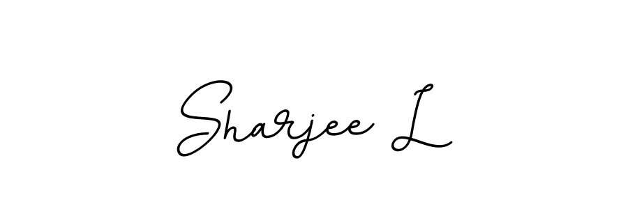 How to Draw Sharjee L signature style? BallpointsItalic-DORy9 is a latest design signature styles for name Sharjee L. Sharjee L signature style 11 images and pictures png