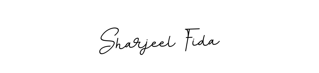 You should practise on your own different ways (BallpointsItalic-DORy9) to write your name (Sharjeel Fida) in signature. don't let someone else do it for you. Sharjeel Fida signature style 11 images and pictures png