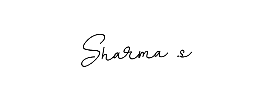 Design your own signature with our free online signature maker. With this signature software, you can create a handwritten (BallpointsItalic-DORy9) signature for name Sharma .s. Sharma .s signature style 11 images and pictures png