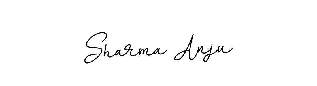 Sharma Anju stylish signature style. Best Handwritten Sign (BallpointsItalic-DORy9) for my name. Handwritten Signature Collection Ideas for my name Sharma Anju. Sharma Anju signature style 11 images and pictures png