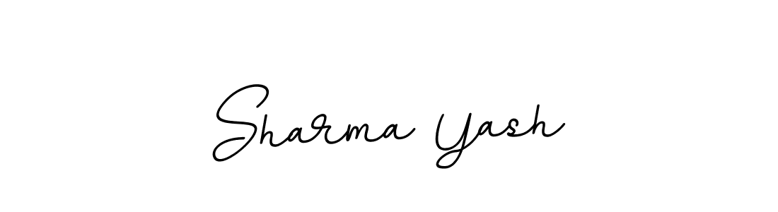 Make a beautiful signature design for name Sharma Yash. With this signature (BallpointsItalic-DORy9) style, you can create a handwritten signature for free. Sharma Yash signature style 11 images and pictures png