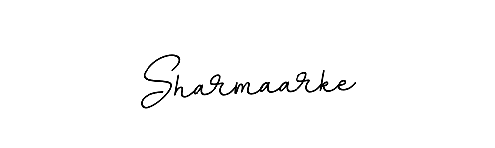 Create a beautiful signature design for name Sharmaarke. With this signature (BallpointsItalic-DORy9) fonts, you can make a handwritten signature for free. Sharmaarke signature style 11 images and pictures png