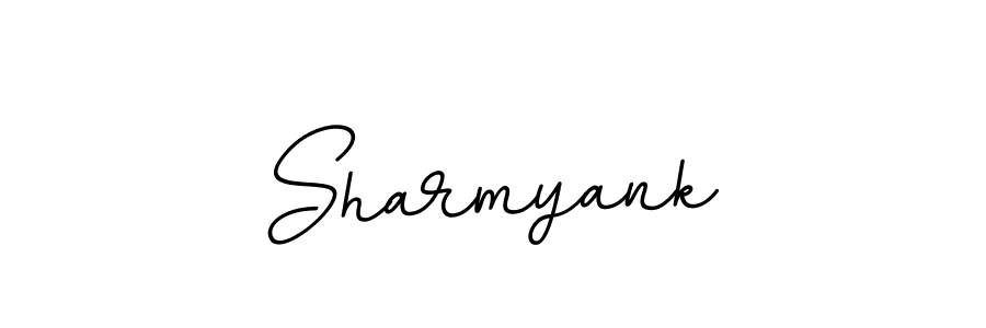 Design your own signature with our free online signature maker. With this signature software, you can create a handwritten (BallpointsItalic-DORy9) signature for name Sharmyank. Sharmyank signature style 11 images and pictures png