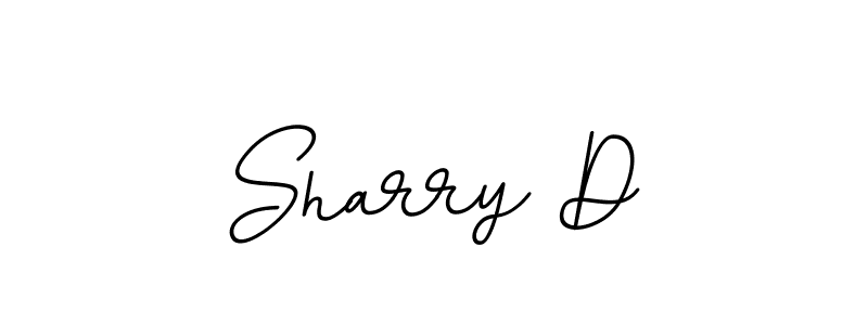 Create a beautiful signature design for name Sharry D. With this signature (BallpointsItalic-DORy9) fonts, you can make a handwritten signature for free. Sharry D signature style 11 images and pictures png