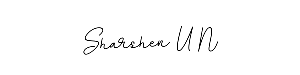 How to Draw Sharshen U N signature style? BallpointsItalic-DORy9 is a latest design signature styles for name Sharshen U N. Sharshen U N signature style 11 images and pictures png