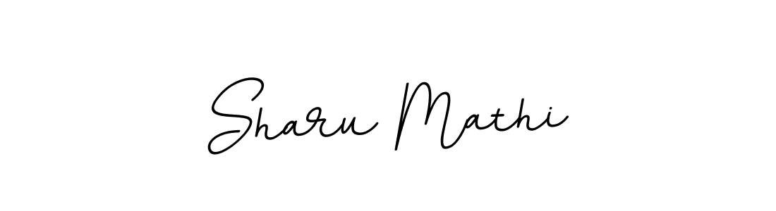 Sharu Mathi stylish signature style. Best Handwritten Sign (BallpointsItalic-DORy9) for my name. Handwritten Signature Collection Ideas for my name Sharu Mathi. Sharu Mathi signature style 11 images and pictures png