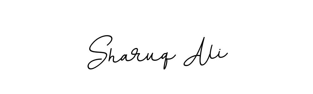 Use a signature maker to create a handwritten signature online. With this signature software, you can design (BallpointsItalic-DORy9) your own signature for name Sharuq Ali. Sharuq Ali signature style 11 images and pictures png