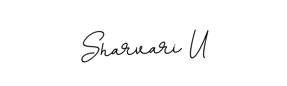 It looks lik you need a new signature style for name Sharvari U. Design unique handwritten (BallpointsItalic-DORy9) signature with our free signature maker in just a few clicks. Sharvari U signature style 11 images and pictures png