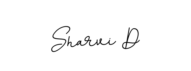 How to make Sharvi D name signature. Use BallpointsItalic-DORy9 style for creating short signs online. This is the latest handwritten sign. Sharvi D signature style 11 images and pictures png