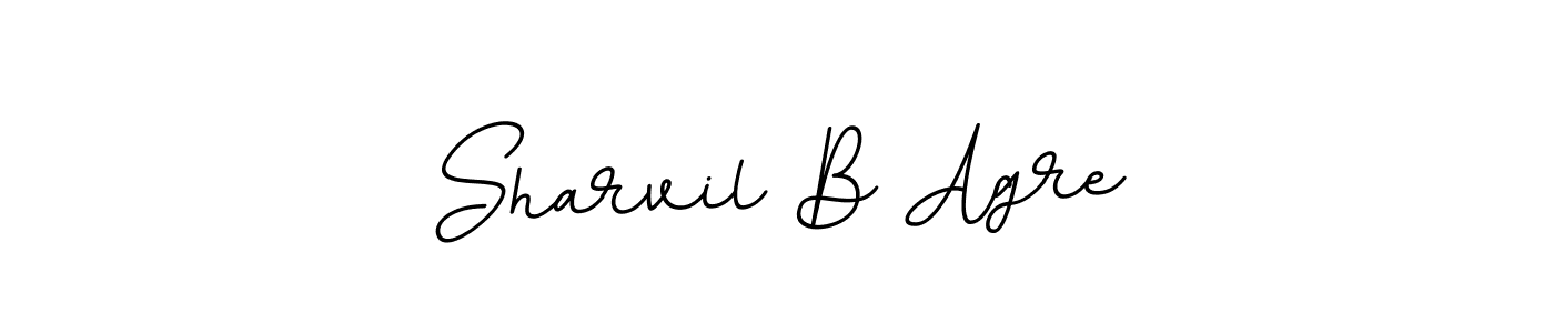 The best way (BallpointsItalic-DORy9) to make a short signature is to pick only two or three words in your name. The name Sharvil B Agre include a total of six letters. For converting this name. Sharvil B Agre signature style 11 images and pictures png