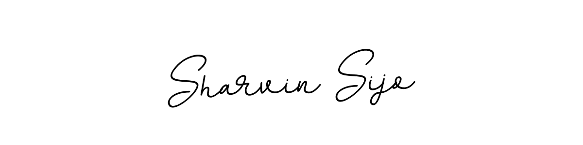 Design your own signature with our free online signature maker. With this signature software, you can create a handwritten (BallpointsItalic-DORy9) signature for name Sharvin Sijo. Sharvin Sijo signature style 11 images and pictures png