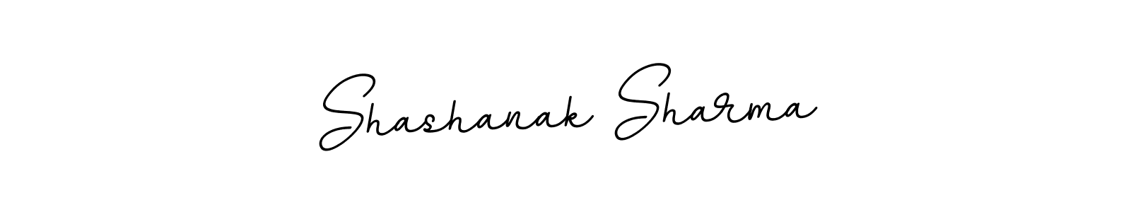 Use a signature maker to create a handwritten signature online. With this signature software, you can design (BallpointsItalic-DORy9) your own signature for name Shashanak Sharma. Shashanak Sharma signature style 11 images and pictures png