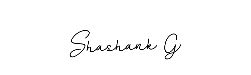 How to make Shashank G name signature. Use BallpointsItalic-DORy9 style for creating short signs online. This is the latest handwritten sign. Shashank G signature style 11 images and pictures png